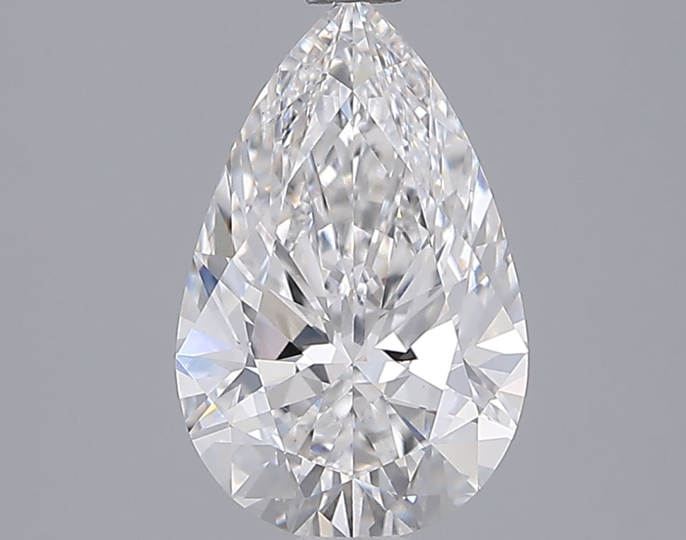 2.03 Carat Pear Shaped, Ideal Cut, D Color, VVS2 Clarity, IGI Certified Lab Grown Diamond