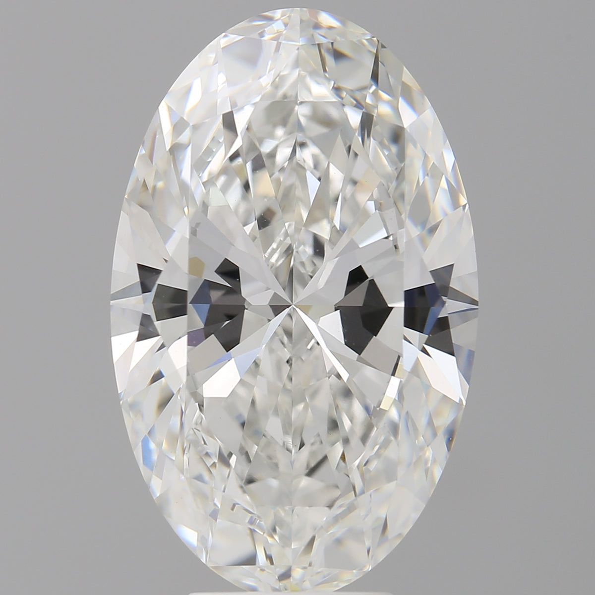 7.08 Carat Oval Shaped, Ideal Cut, F Color, VVS2 Clarity, IGI Certified Lab Grown Diamond
