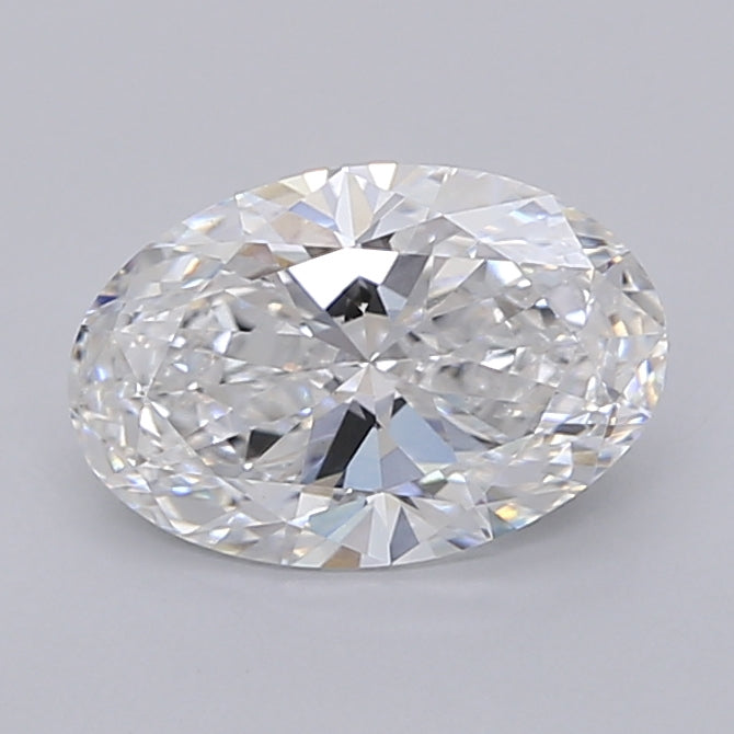 1.50 Carat Oval Shaped, Ideal Cut, D Color, VS1 Clarity, IGI Certified Lab Grown Diamond