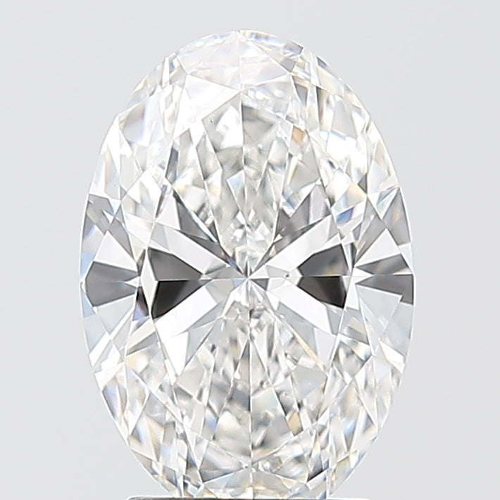 2.02 Carat Oval Shaped, Excellent Cut, D Color, VVS2 Clarity, IGI Certified Lab Grown Diamond