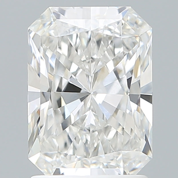 1.83 Carat Radiant Shaped, Ideal Cut, E Color, VVS2 Clarity, IGI Certified Lab Grown Diamond