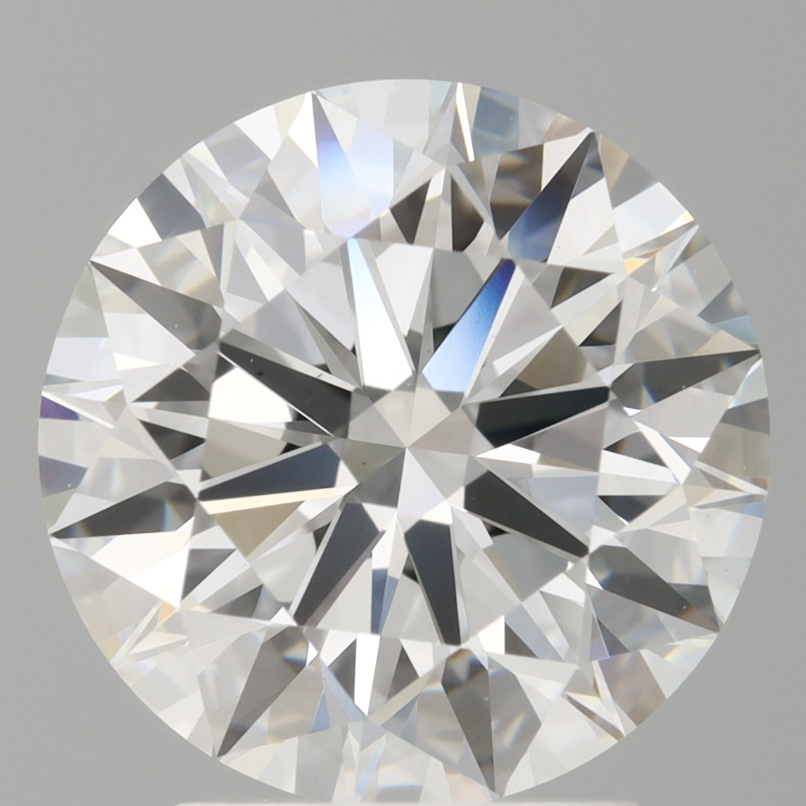3.09 Carat Round Shaped, Ideal Cut, E Color, VVS2 Clarity, IGI Certified Lab Grown Diamond