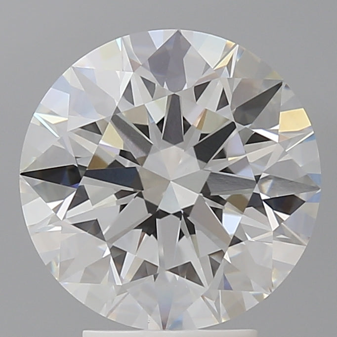 4.10 Carat Round Shaped, Ideal Cut, E Color, VVS2 Clarity, IGI Certified Lab Grown Diamond