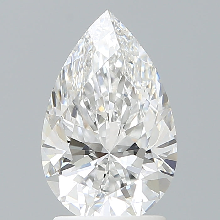 2.03 Carat Pear Shaped, Ideal Cut, D Color, VVS1 Clarity, IGI Certified Lab Grown Diamond