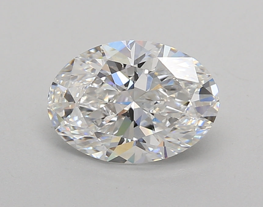 1.50 Carat Oval Shaped, Excellent Cut, D Color, VVS2 Clarity, IGI Certified Lab Grown Diamond