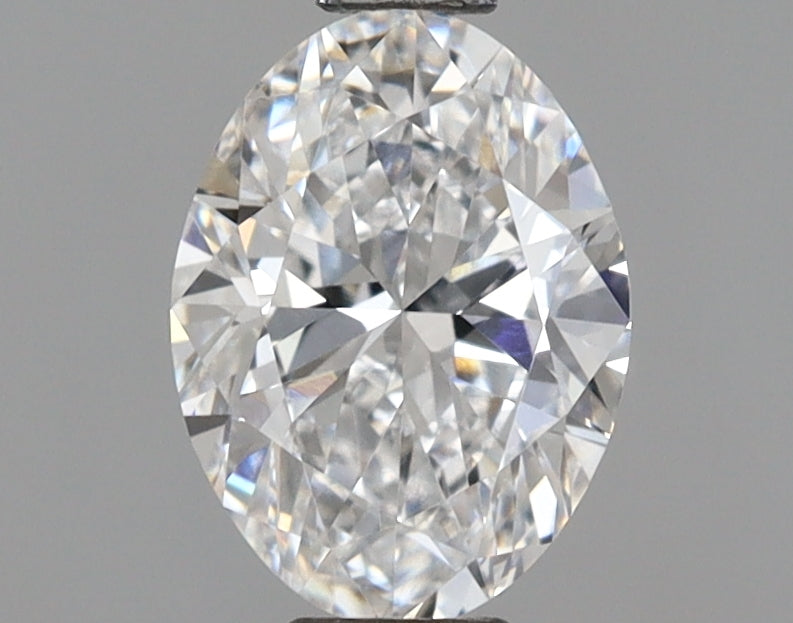 1.06 Carat Oval Shaped, Excellent Cut, D Color, VVS1 Clarity, IGI Certified Lab Grown Diamond