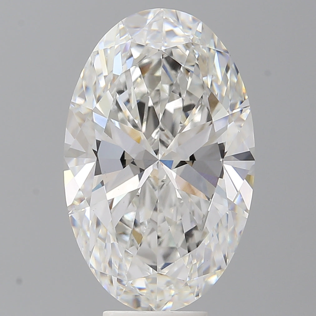 7.55 Carat Oval Shaped, Excellent Cut, E Color, VVS2 Clarity, IGI Certified Lab Grown Diamond