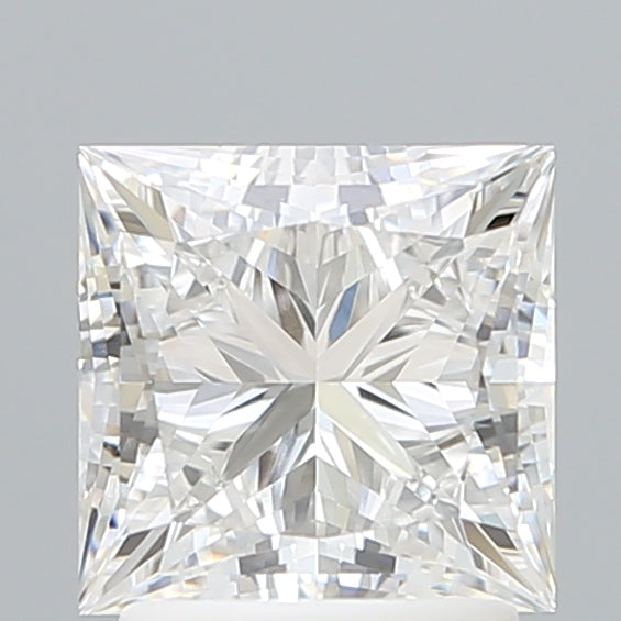 2.14 Carat Princess Shaped, Ideal Cut, E Color, VVS2 Clarity, IGI Certified Lab Grown Diamond