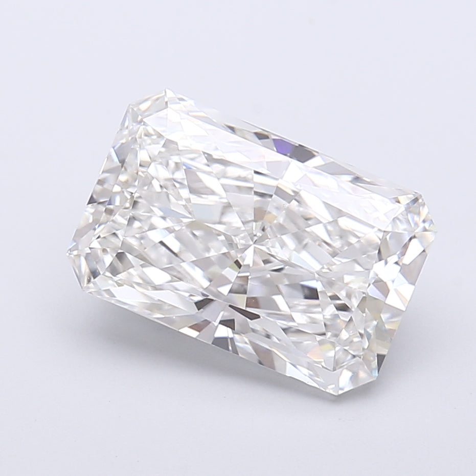 4.04 Carat Radiant Shaped, Very Good Cut, E Color, VS1 Clarity, IGI Certified Lab Grown Diamond