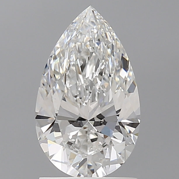 1.55 Carat Pear Shaped, Ideal Cut, E Color, VVS2 Clarity, IGI Certified Lab Grown Diamond