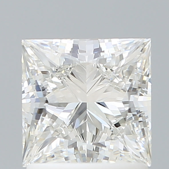 1.55 Carat Princess Shaped, Excellent Cut, E Color, VVS2 Clarity, IGI Certified Lab Grown Diamond