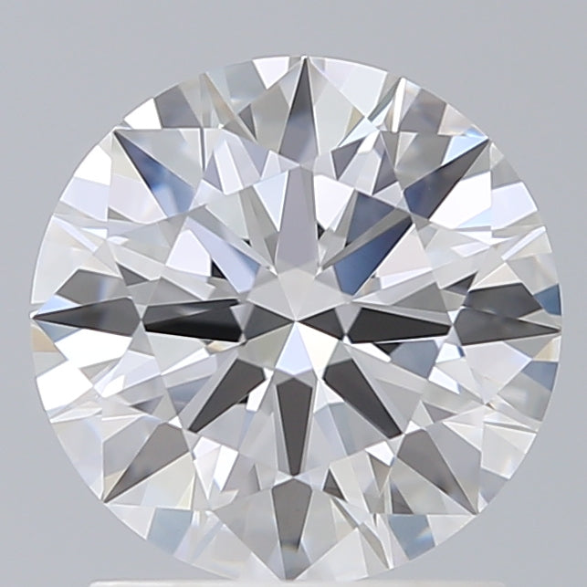 1.63 Carat Round Shaped, Ideal Cut, D Color, VVS2 Clarity, IGI Certified Lab Grown Diamond