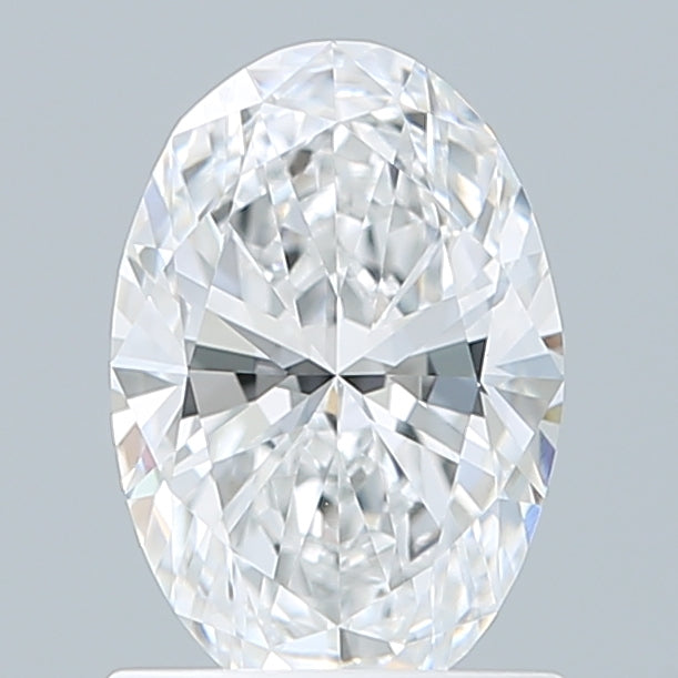 1.08 Carat Oval Shaped, Excellent Cut, D Color, VVS2 Clarity, IGI Certified Lab Grown Diamond