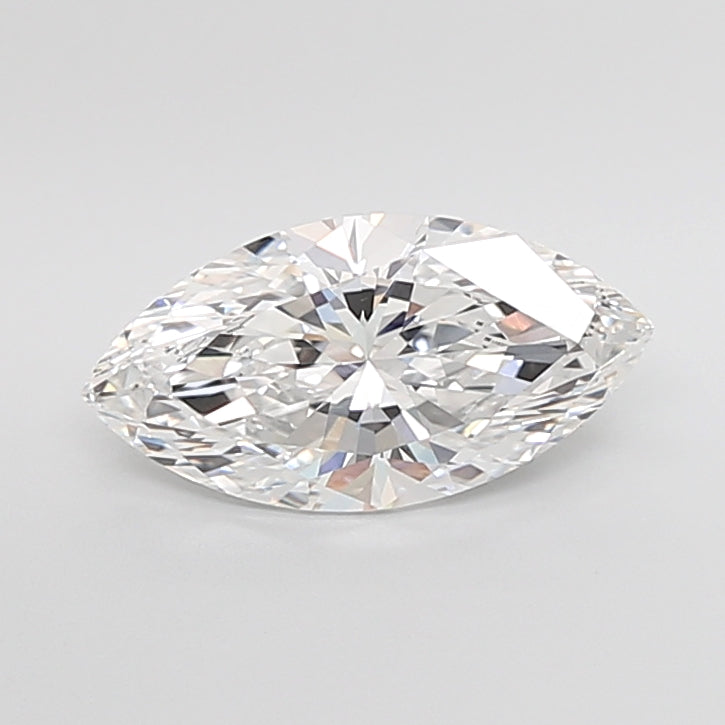 3.09 Carat Marquise Shaped, Ideal Cut, E Color, VVS2 Clarity, IGI Certified Lab Grown Diamond