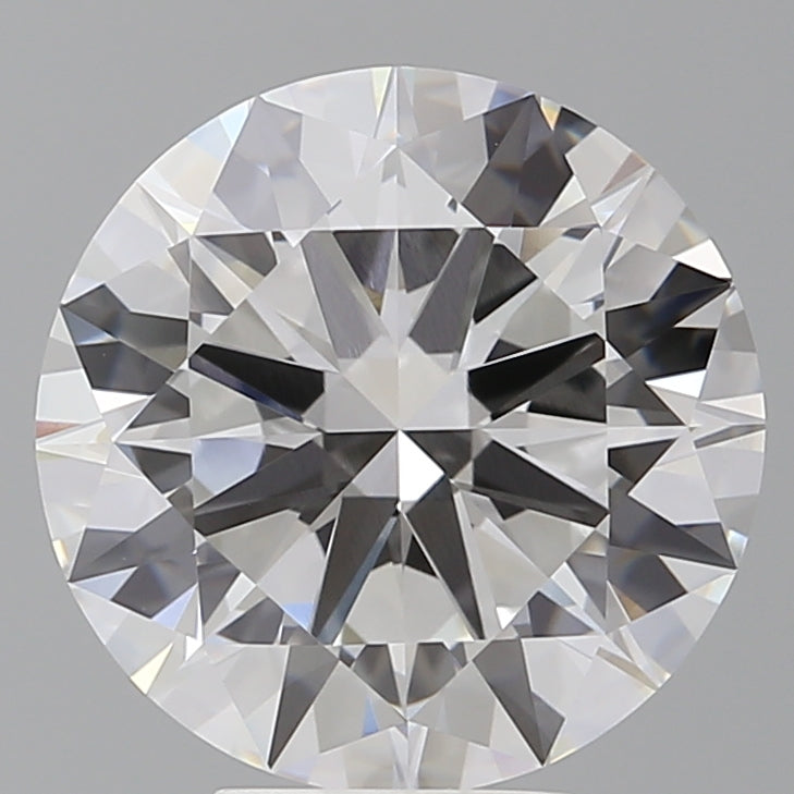 6.02 Carat Round Shaped, Excellent Cut, E Color, VVS2 Clarity, IGI Certified Lab Grown Diamond