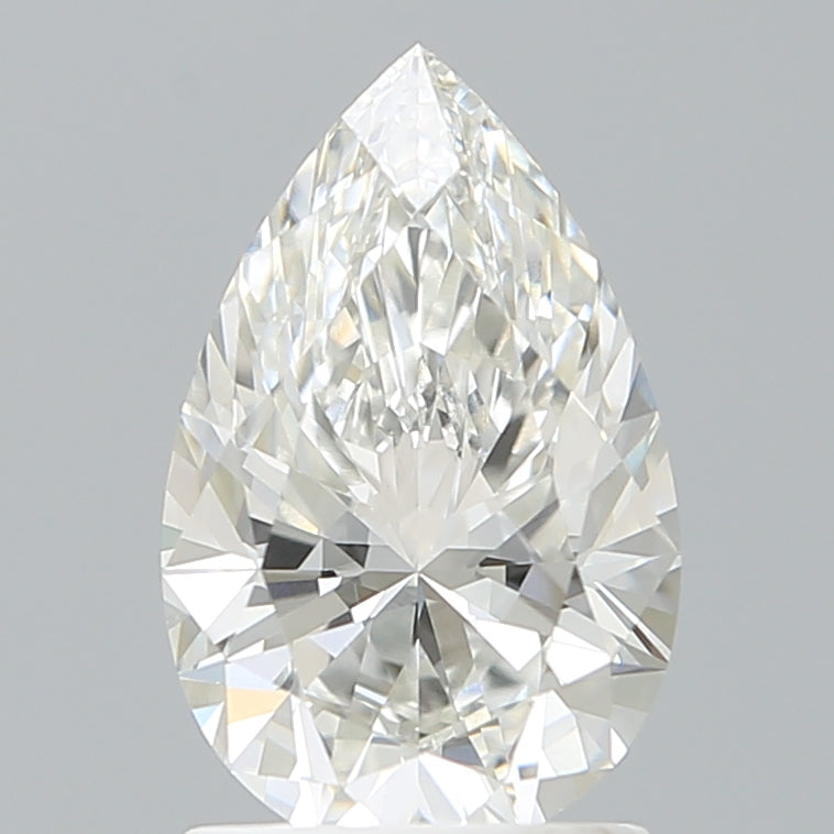 1.60 Carat Pear Shaped, Ideal Cut, G Color, VVS2 Clarity, IGI Certified Lab Grown Diamond