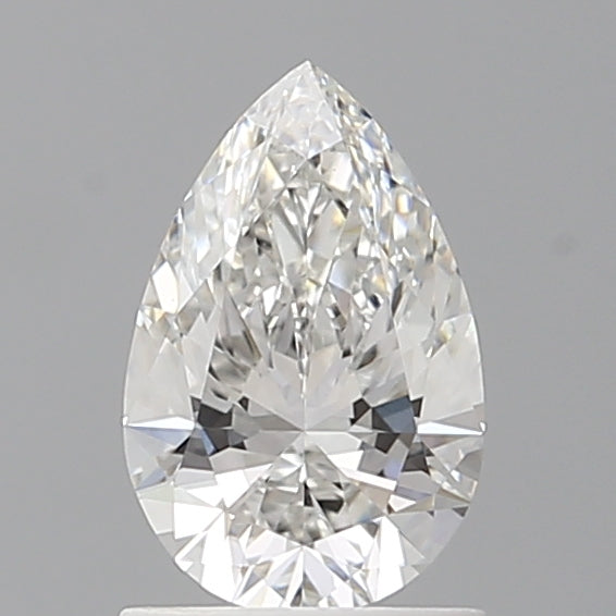 1.08 Carat Pear Shaped, Ideal Cut, F Color, VVS2 Clarity, IGI Certified Lab Grown Diamond