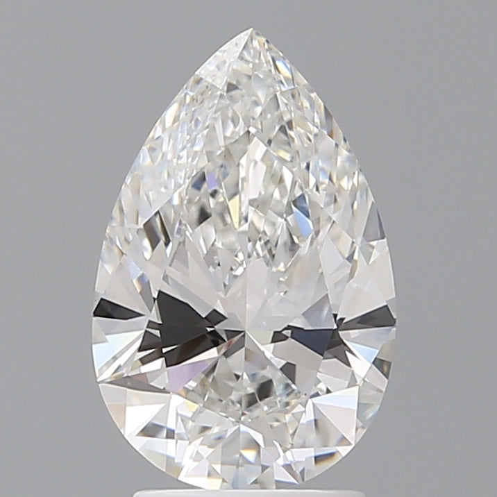 2.52 Carat Pear Shaped, Ideal Cut, E Color, VS1 Clarity, IGI Certified Lab Grown Diamond