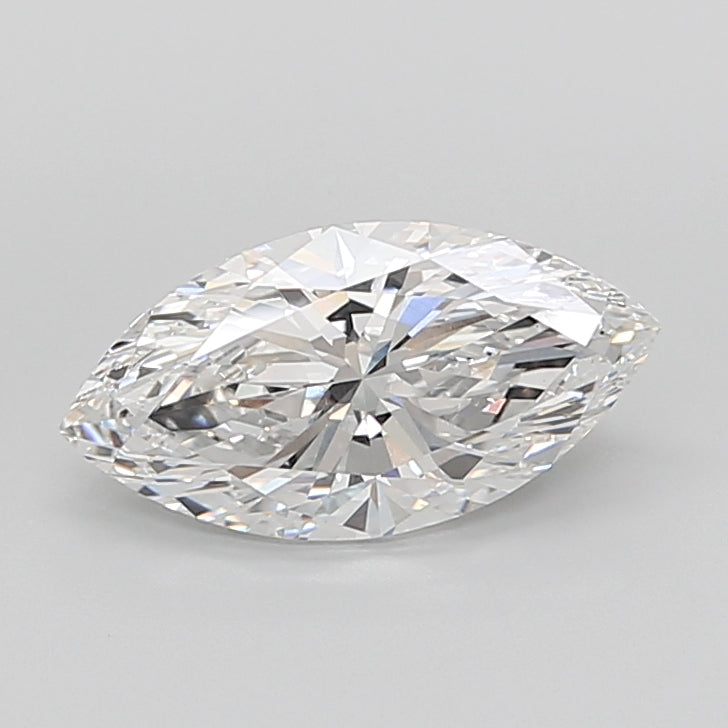 4.57 Carat Marquise Shaped, Ideal Cut, E Color, VVS2 Clarity, IGI Certified Lab Grown Diamond