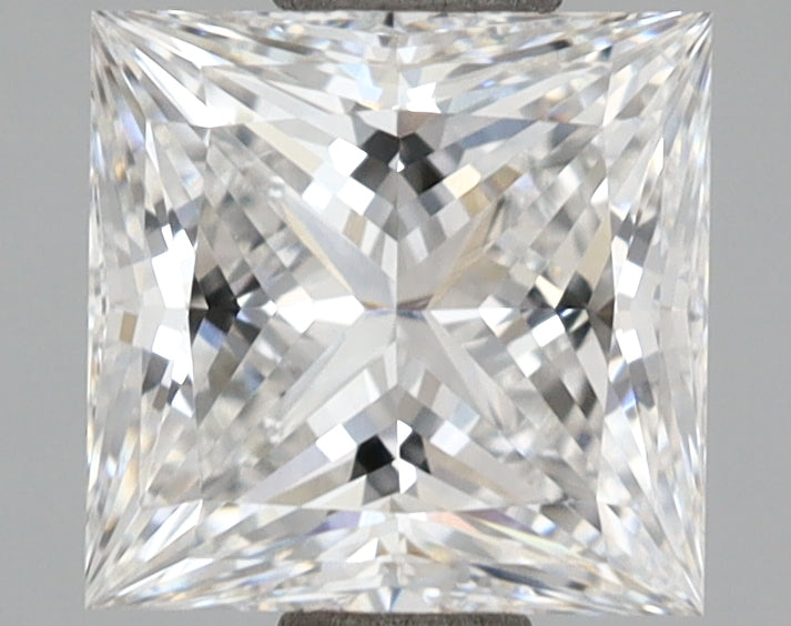 1.59 Carat Princess Shaped, Ideal Cut, D Color, VVS1 Clarity, IGI Certified Lab Grown Diamond