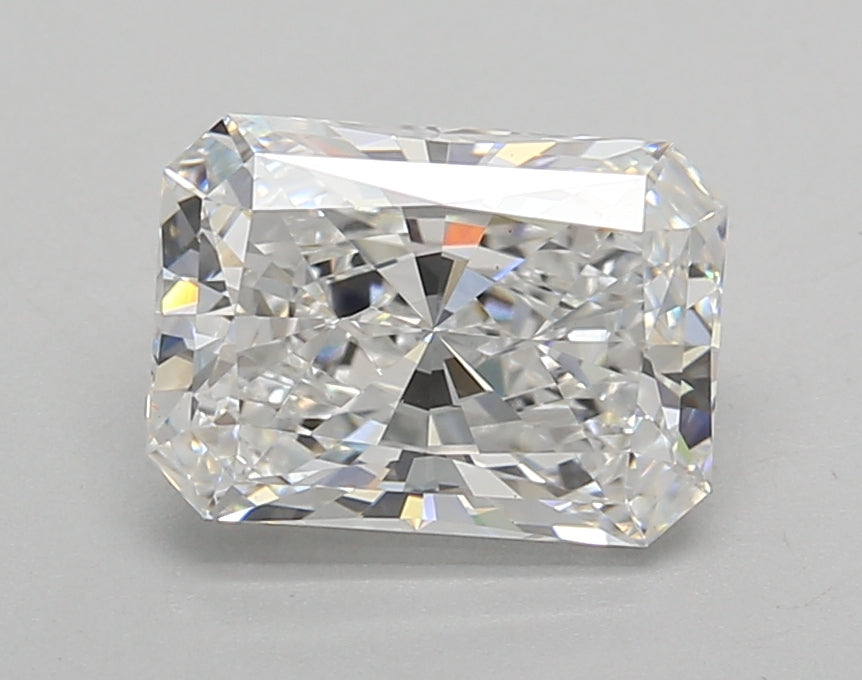 1.98 Carat Radiant Shaped, Excellent Cut, D Color, VS1 Clarity, IGI Certified Lab Grown Diamond