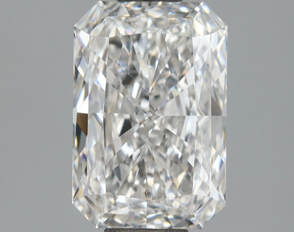 1.32 Carat Radiant Shaped, Excellent Cut, E Color, VVS2 Clarity, IGI Certified Lab Grown Diamond