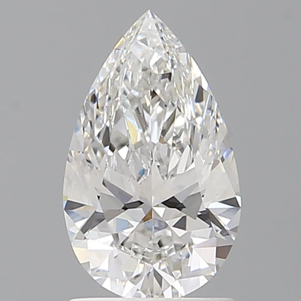 1.51 Carat Pear Shaped, Ideal Cut, E Color, VS1 Clarity, IGI Certified Lab Grown Diamond