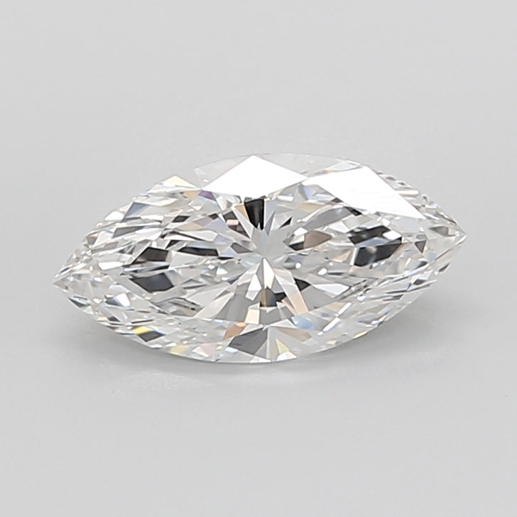2.56 Carat Marquise Shaped, Ideal Cut, E Color, VVS2 Clarity, IGI Certified Lab Grown Diamond