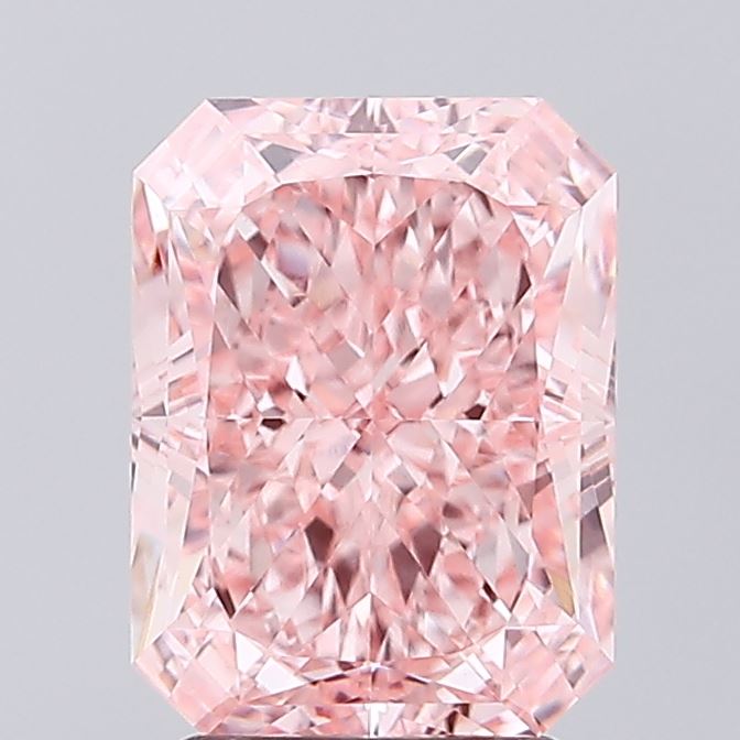 3.22 Carat Radiant Shaped, Excellent Cut, VVS2 Clarity, IGI Certified Lab Grown Diamond