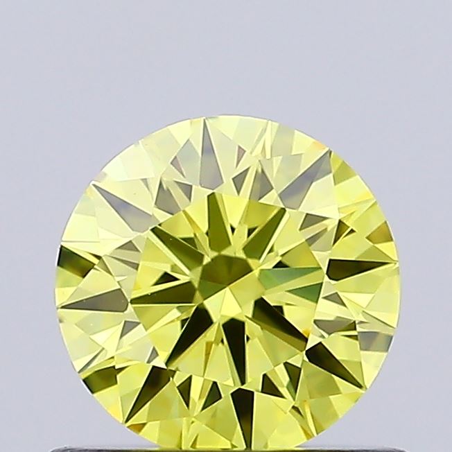 0.63 Carat Round Shaped, Ideal Cut, VVS2 Clarity, IGI Certified Lab Grown Diamond