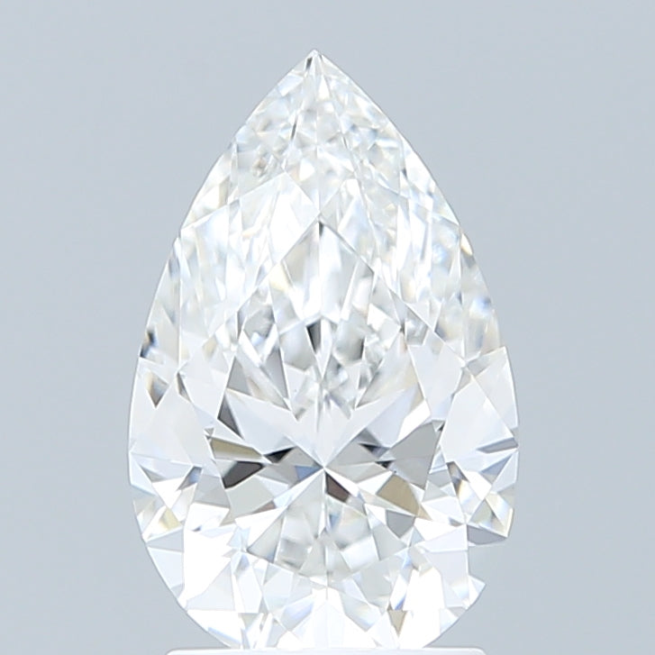 2.10 Carat Pear Shaped, Ideal Cut, E Color, VVS2 Clarity, IGI Certified Lab Grown Diamond