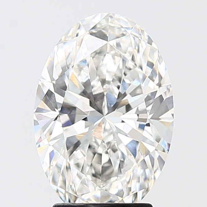 3.10 Carat Oval Shaped, Ideal Cut, F Color, VVS2 Clarity, IGI Certified Lab Grown Diamond
