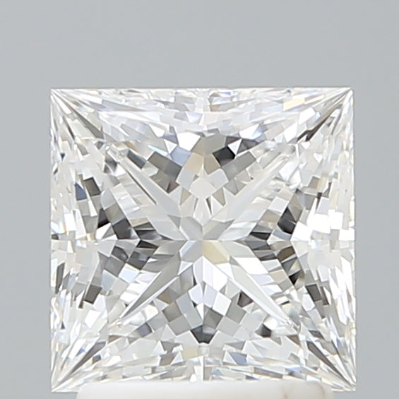 2.09 Carat Princess Shaped, Ideal Cut, D Color, VVS2 Clarity, IGI Certified Lab Grown Diamond