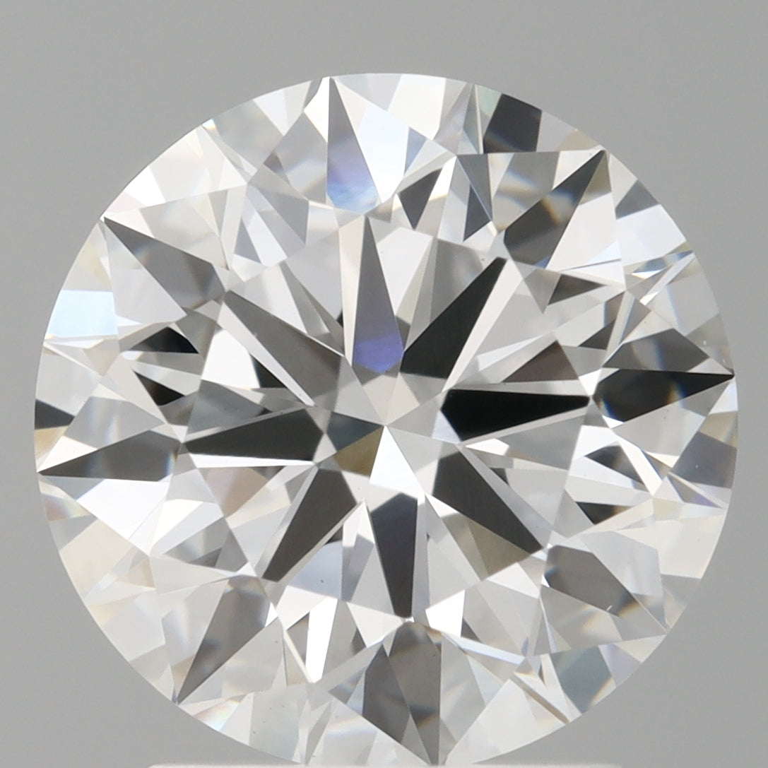 2.52 Carat Round Shaped, Ideal Cut, E Color, VVS2 Clarity, IGI Certified Lab Grown Diamond