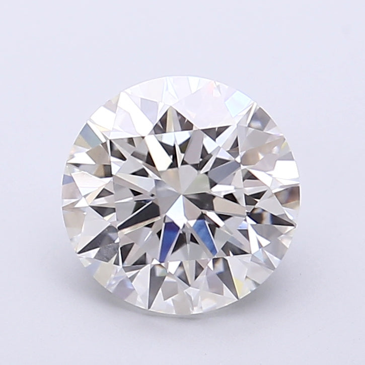 2.07 Carat Round Shaped, Ideal Cut, E Color, VVS2 Clarity, IGI Certified Lab Grown Diamond