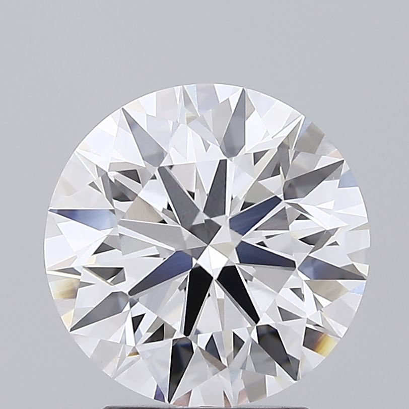 3.02 Carat Round Shaped, Ideal Cut, F Color, VVS2 Clarity, IGI Certified Lab Grown Diamond