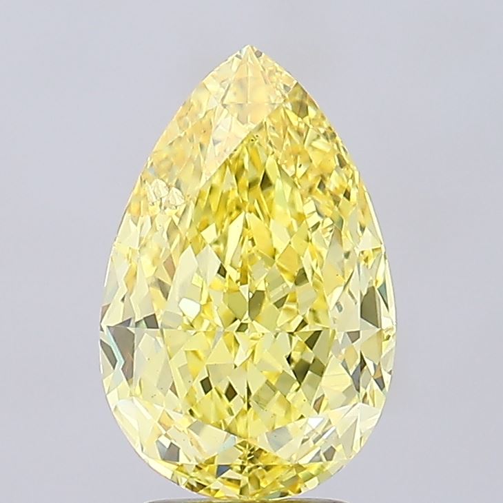 4.04 Carat Pear Shaped, Excellent Cut, VS2 Clarity, IGI Certified Lab Grown Diamond
