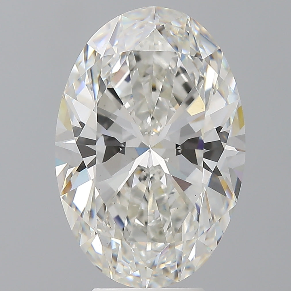 6.09 Carat Oval Shaped, Ideal Cut, F Color, VS2 Clarity, IGI Certified Lab Grown Diamond
