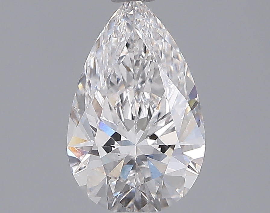1.57 Carat Pear Shaped, Ideal Cut, D Color, VS1 Clarity, IGI Certified Lab Grown Diamond