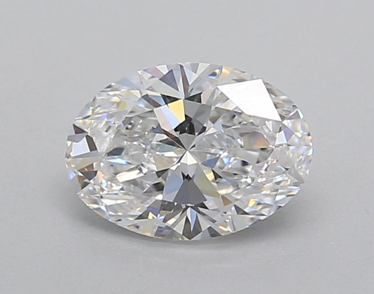 1.02 Carat Oval Shaped, Excellent Cut, D Color, VVS2 Clarity, IGI Certified Lab Grown Diamond