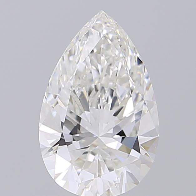 1.69 Carat Pear Shaped, Ideal Cut, F Color, VVS2 Clarity, IGI Certified Lab Grown Diamond