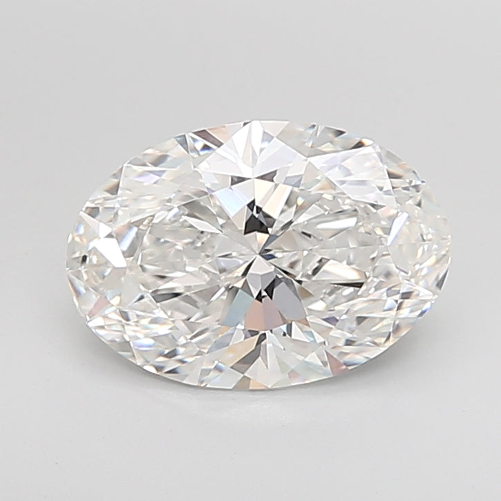 4.00 Carat Oval Shaped, Ideal Cut, F Color, VVS2 Clarity, IGI Certified Lab Grown Diamond