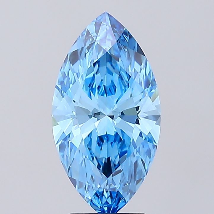 3.09 Carat Marquise Shaped, Ideal Cut, VVS2 Clarity, IGI Certified Lab Grown Diamond
