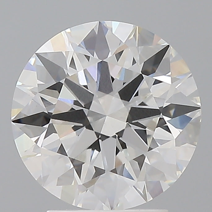 3.09 Carat Round Shaped, Ideal Cut, E Color, VVS2 Clarity, IGI Certified Lab Grown Diamond