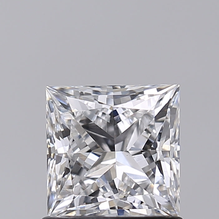 1.02 Carat Princess Shaped, Excellent Cut, E Color, VS1 Clarity, IGI Certified Lab Grown Diamond