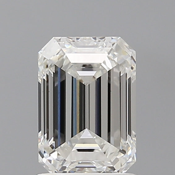 1.60 Carat Emerald Shaped, Ideal Cut, F Color, VVS2 Clarity, IGI Certified Lab Grown Diamond