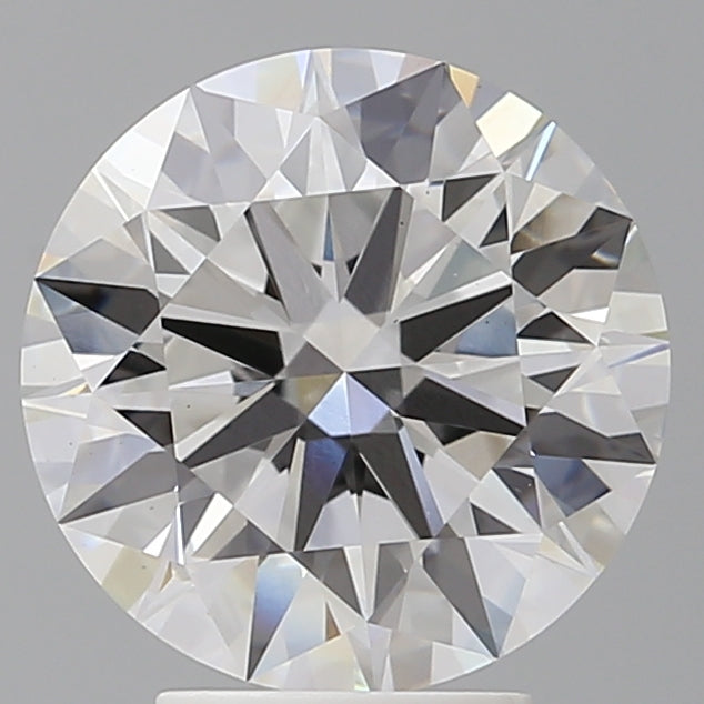 4.08 Carat Round Shaped, Ideal Cut, F Color, VS1 Clarity, IGI Certified Lab Grown Diamond