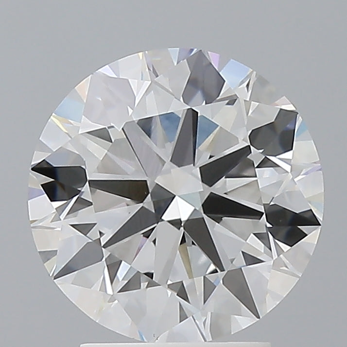 3.03 Carat Round Shaped, Excellent Cut, E Color, VVS2 Clarity, IGI Certified Lab Grown Diamond