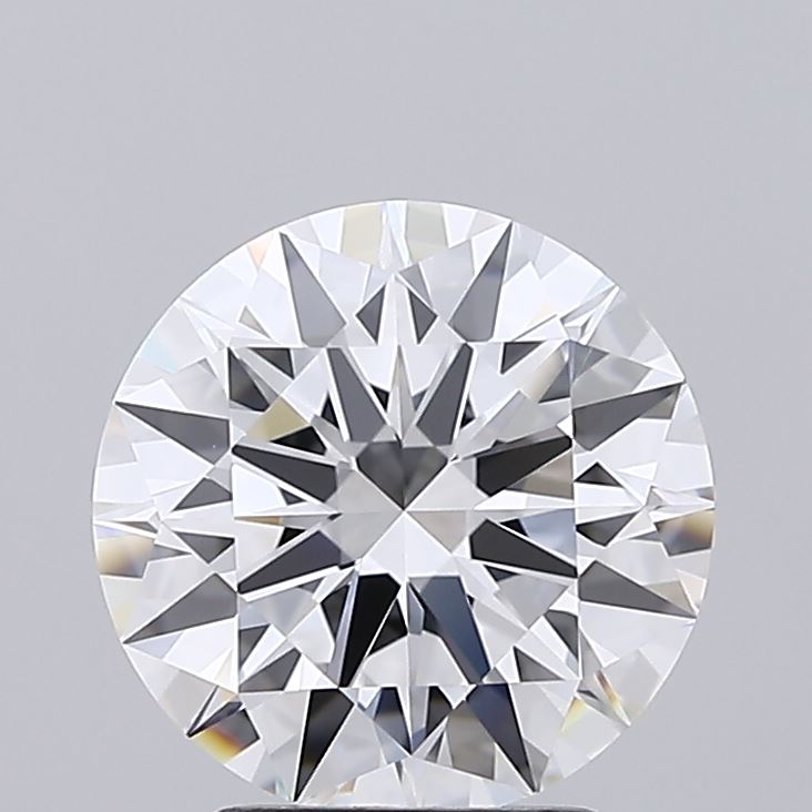 2.90 Carat Round Shaped, Ideal Cut, D Color, IF Clarity, IGI Certified Lab Grown Diamond