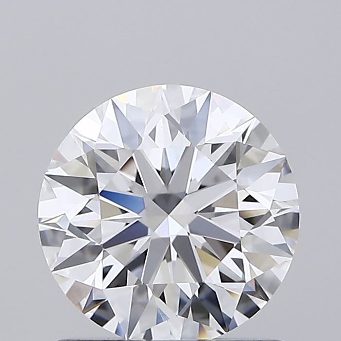 1.08 Carat Round Shaped, Ideal Cut, D Color, VVS2 Clarity, IGI Certified Lab Grown Diamond